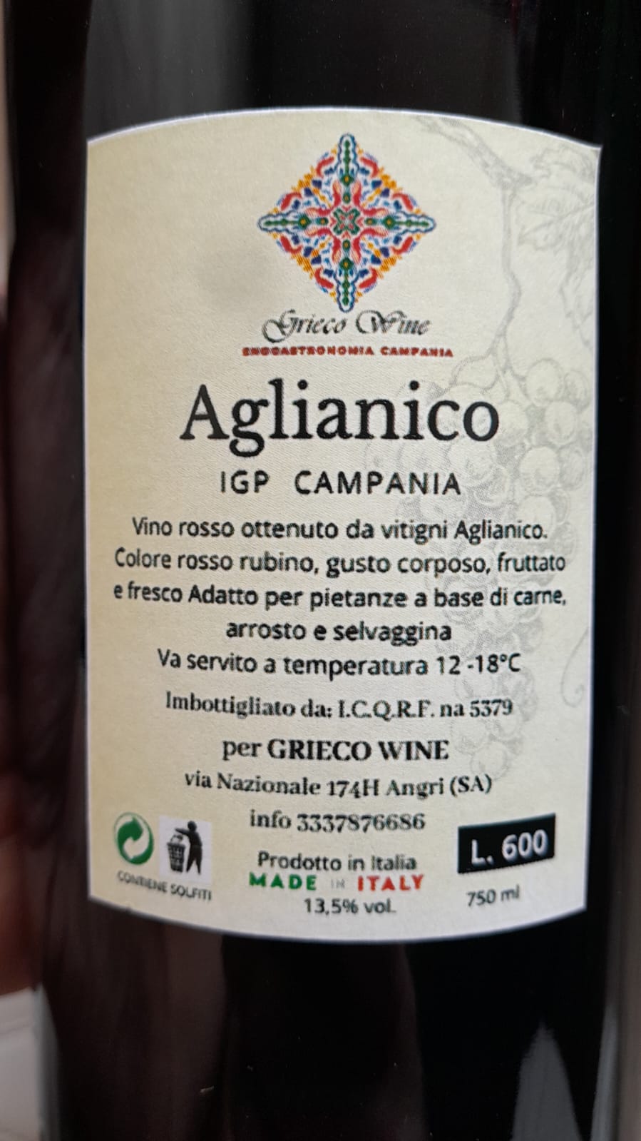 Aglianico - IGP Campania (6 pz)