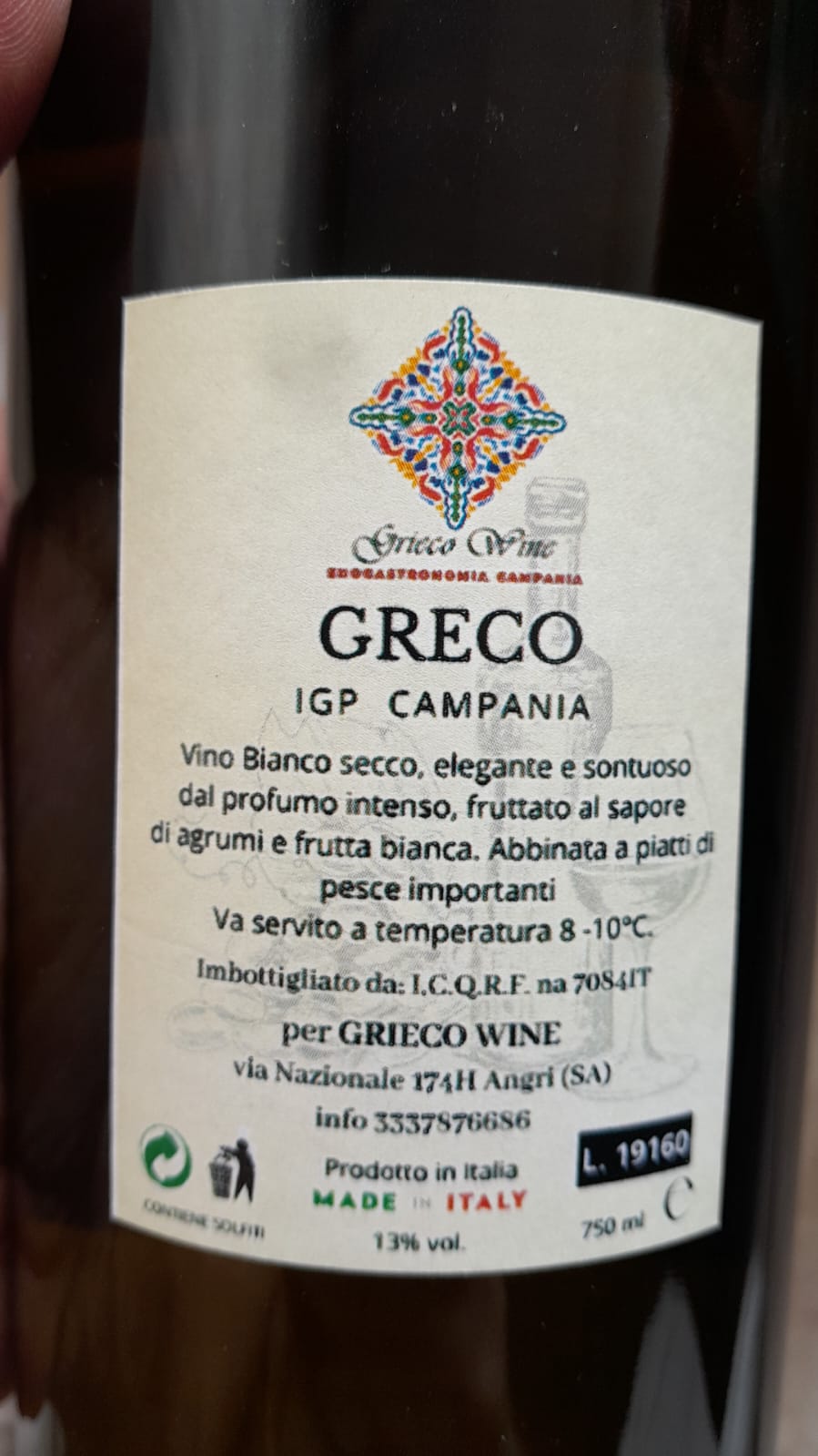 Greco - IGP Campania (6 pz)